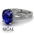 Milgrain Oval Diamond Engagement Ring - Nicole No. 15 image 5