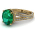 Milgrain Oval Diamond Engagement Ring - Nicole No. 4 image 1