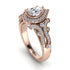 Milgrain Pear Cut Diamond Ring - Lisa No. 2 image 1