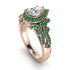 Milgrain Pear Cut Diamond Ring - Lisa No. 17 image 1