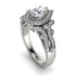 Milgrain Pear Cut Diamond Ring - Lisa No. 3 image 1