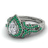 Milgrain Pear Cut Diamond Ring - Lisa No. 18 image 3