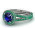 Milgrain Round Sapphire Engagement Ring - Payton No. 30 image 1