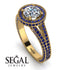 Milgrain Round Diamond Engagement Ring - Payton No. 61 image 2