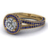Milgrain Round Diamond Engagement Ring - Payton No. 61 image 1