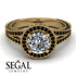 Milgrain Round Diamond Engagement Ring - Payton No. 31 image 14