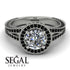 Milgrain Round Diamond Engagement Ring - Payton No. 33 image 14