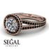 Milgrain Round Diamond Engagement Ring - Payton No. 32 image 11