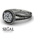 Milgrain Round Diamond Engagement Ring - Payton No. 33 image 11