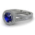 Milgrain Round Sapphire Engagement Ring - Payton No. 15 image 1