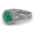 Milgrain Round Emerald Engagement Ring - Payton No. 6 image 1
