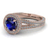 Milgrain Round Sapphire Engagement Ring - Payton No. 14 image 1
