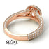 Milgrain Round Diamond Engagement Ring - Payton No. 2 image 6