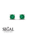 Minimalist Emerald Earrings - Myla No. 6 image 5