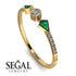 Minimalist Geometric Diamond Ring - Kimberly No. 4 image 10