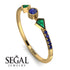 Minimalist Geometric Sapphire Ring - Kimberly No. 64 image 10