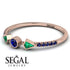 Minimalist Geometric Sapphire Ring - Kimberly No. 65 image 3
