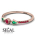 Minimalist Geometric Ruby Ring - Kimberly No. 50 image 3