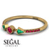 Minimalist Geometric Ruby Ring - Kimberly No. 49 image 3