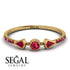 Minimalist Geometric Ruby Ring - Kimberly No. 55 image 2