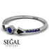 Minimalist Geometric Sapphire Ring - Kimberly No. 69 image 3