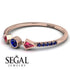 Minimalist Geometric Sapphire Ring - Kimberly No. 71 image 3