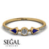 Minimalist Geometric Diamond Ring - Kimberly No. 13 image 2