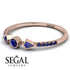 Minimalist Geometric Sapphire Ring - Kimberly No. 74 image 3