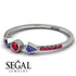Minimalist Geometric Ruby Ring - Kimberly No. 60 image 3
