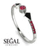 Minimalist Geometric Ruby Ring - Kimberly No. 54 image 10
