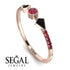 Minimalist Geometric Ruby Ring - Kimberly No. 53 image 10