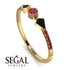 Minimalist Geometric Ruby Ring - Kimberly No. 52 image 10
