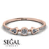 Minimalist Geometric Diamond Ring - Kimberly No. 2 image 2