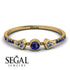 Minimalist Geometric Sapphire Ring - Kimberly No. 61 image 2