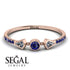 Minimalist Geometric Sapphire Ring - Kimberly No. 62 image 2