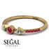 Minimalist Geometric Ruby Ring - Kimberly No. 46 image 3