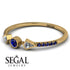 Minimalist Geometric Sapphire Ring - Kimberly No. 61 image 3