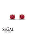 Minimalist Ruby Earrings - Myla No. 11 image 5