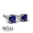 Minimalist Sapphire Earrings - Myla No. 15 image 2