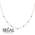 Minimalist Bezel Diamond Necklace - Liv No. 2 image 3