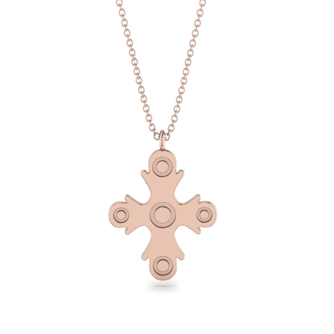 Minimalist Cross Amulet Necklace - Simon No. 2
