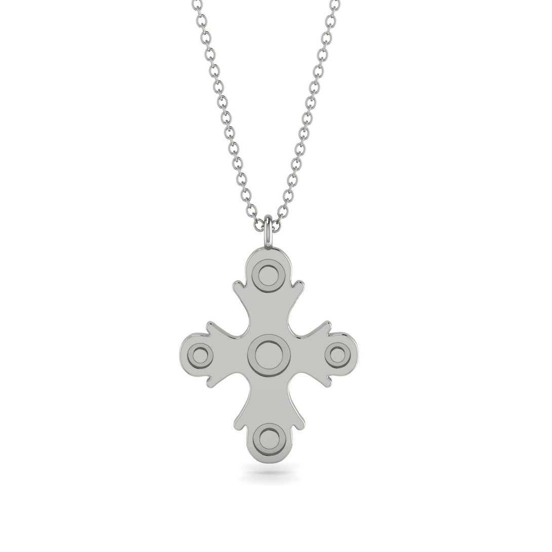 Minimalist Cross Amulet Necklace - Simon No. 3