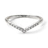Minimalist V Diamond Ring - Margaret No. 3 image 13