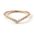 Minimalist V Diamond Ring - Margaret No. 2 image 1