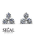 Minimalist Diamond Stud Earrings - Jillian No. 3 image 7