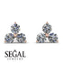 Minimalist Diamond Stud Earrings - Jillian No. 2 image 7