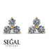 Minimalist Diamond Stud Earrings - Jillian No. 1 image 7