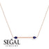 Minimalist Pear Sapphire Necklace - Melissa No. 14 image 4