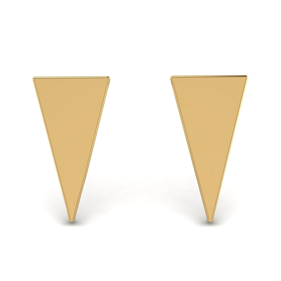 Minimalist Triangle Earrings - Hunter No. 1