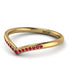 Minimalist V Ruby Ring - Margaret No. 10 image 2